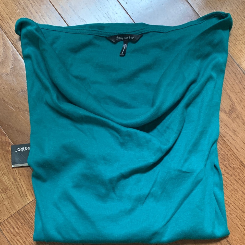 Daisy Fuentes Teal Top